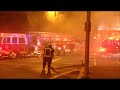 Latrobe Pa - Ligonier Street Grub and Pub Fire - HD/3D