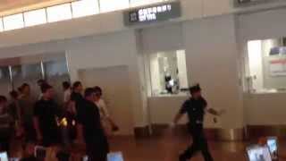 20140708 ユチョン 羽田空港 到着