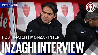 SIMONE INZAGHI INTERVIEW | MONZA 1-5 INTER 🎙️⚫🔵??