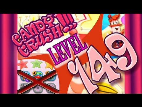 How to beat Candy Crush Saga Level 149 - 1 Stars - No Boosters - 69