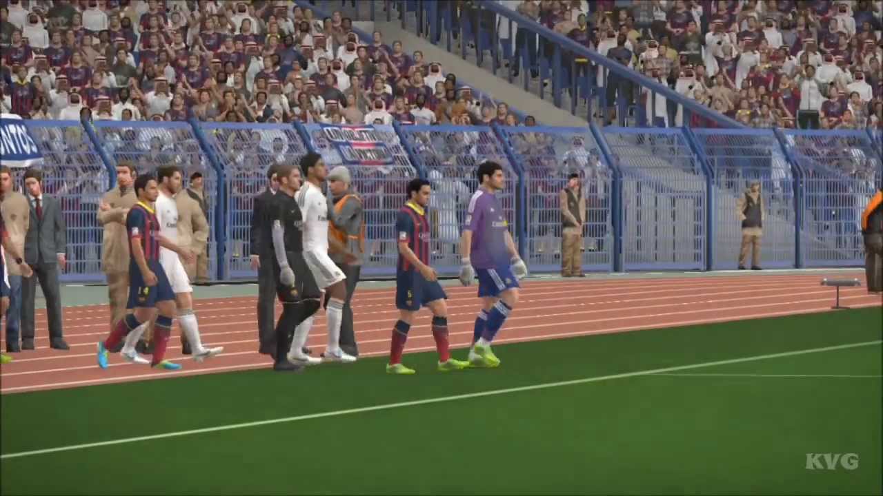 PES 2014   FC Barcelona vs. Real Madrid Gameplay [HD]   YouTube  fc barcelona youtube 2014