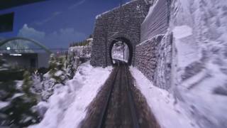 Führerstandsmitfahrt Arlbergbahn und Tauernbahn Hans-Peter Porsche TraumWerk Modellanlage