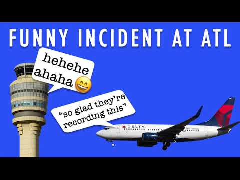 Flight Attendant's Seatbelt Gets Stuck In Cockpit Door Funny ATC Conversation