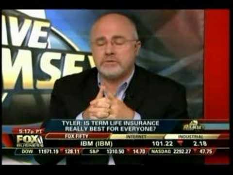 Dave Ramsey on life insurance - YouTube