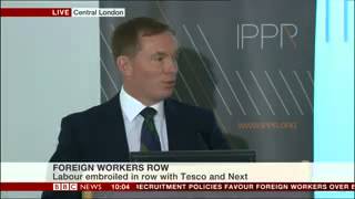 Chris Bryant attempts to defuse row with a joke...