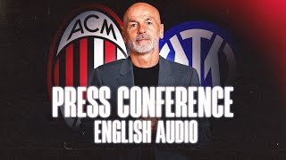 AC Milan v Inter | press conference | LIVE in English