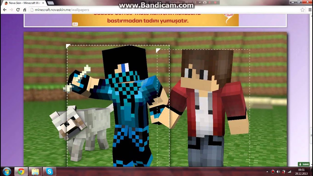 NovaSkin ile Minecraft Duvar Kağıtları YouTube