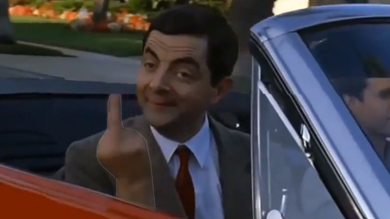 Mr Bean Middle Finger(dedo del medio) HD - YouTube