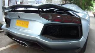 India's 1st Aventador Roadster in Bangalore