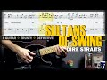 Sultans of Swing  Guitar Solo Lesson  Guitar Cover Tab  Fingerstyle  BT w Vocals  DIRE STRAITS