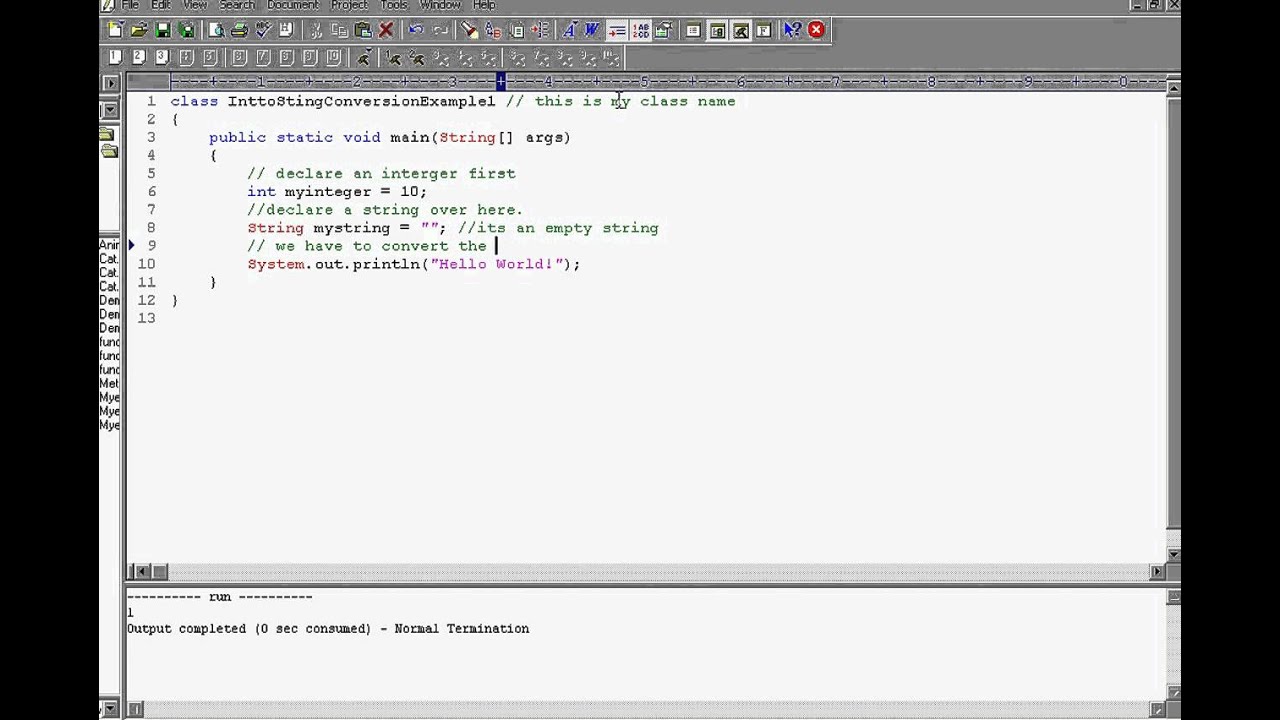 How to Convert INT to STRING in JAVA - YouTube