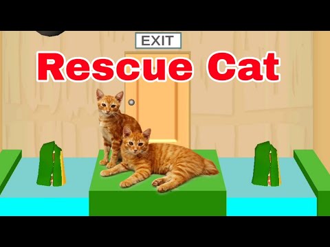 How to play Rescue cat level in Rescue Cut game