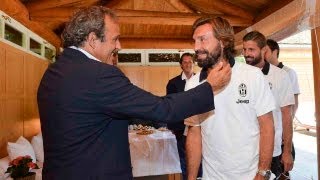 Platini incontra la Juventus a Villa Agnelli - Platini meets Juventus at Villa Agnelli