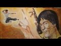 BRUCE LEE PORTRAIT ACRYLIQUE