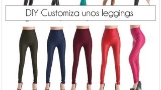 DIY Customiza unos leggings