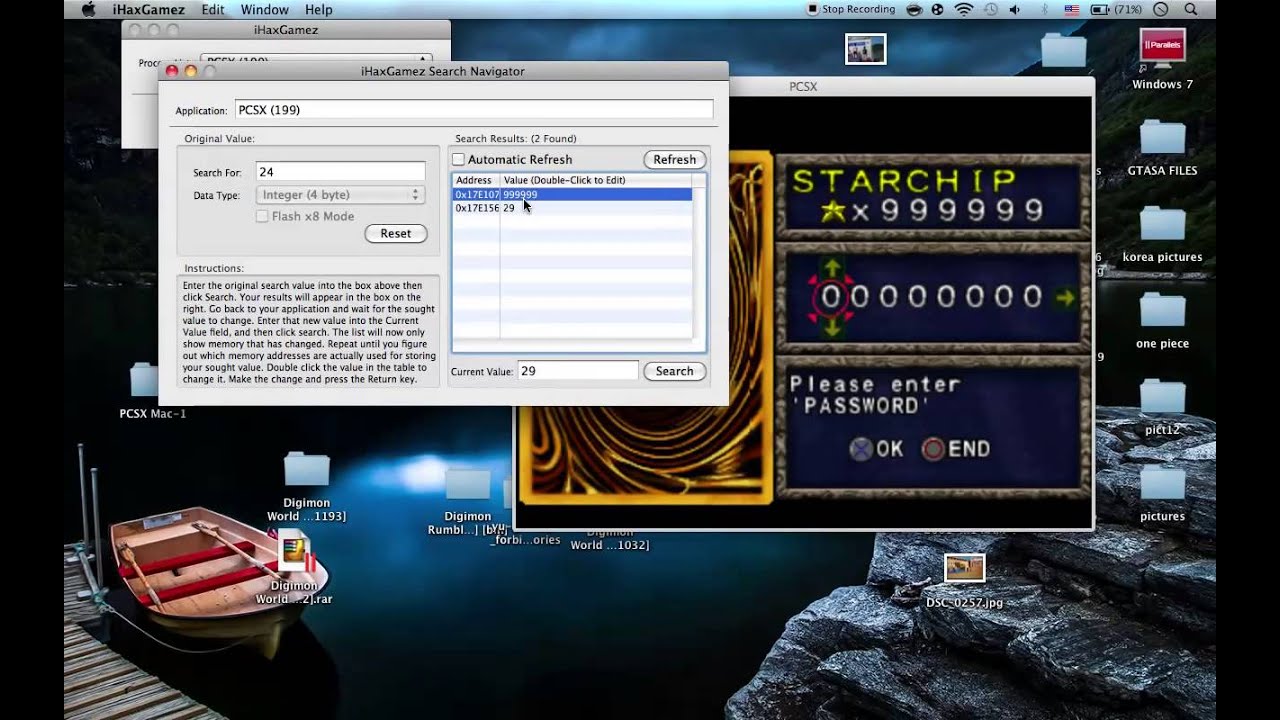 YU-GI-OH! Forbidden Memories PASSWORD and STARCHIP Cheat on Mac ...