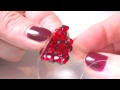 Abalorios Manualidades - Colgante corazon con Swarovski Elements