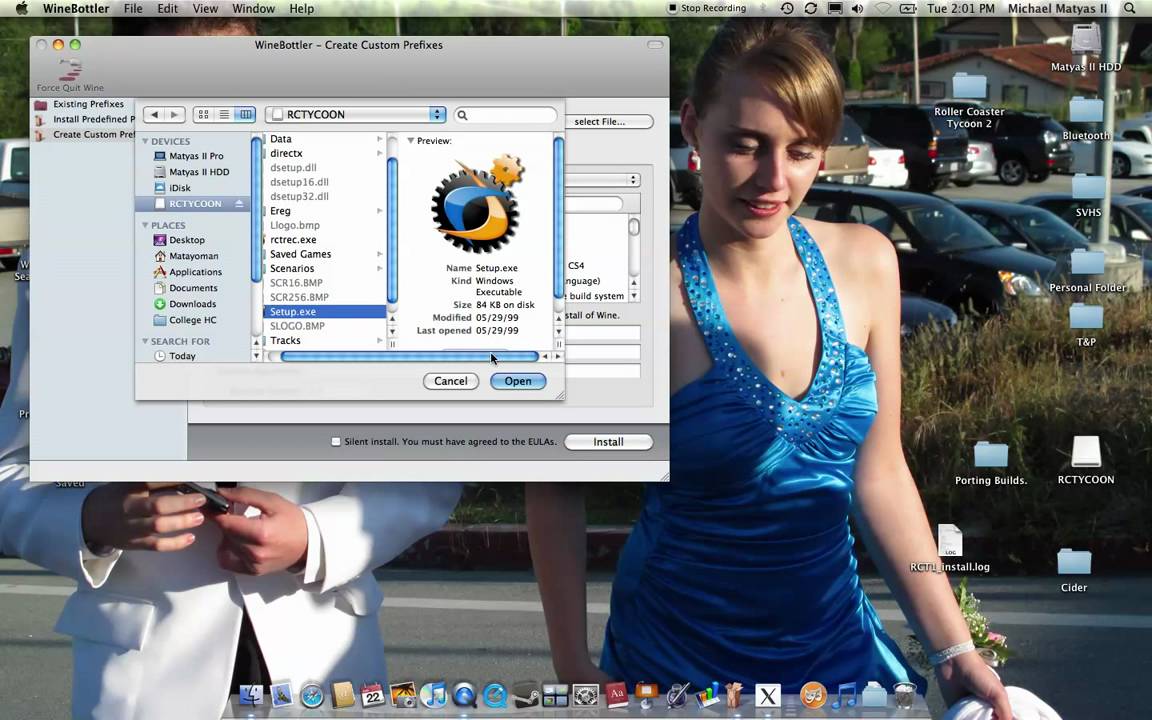 Roller Coaster Tycoon install on a Mac ( WIneBottler ) - YouTube