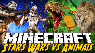 Minecraft: STAR WARS VS ANIMAIS