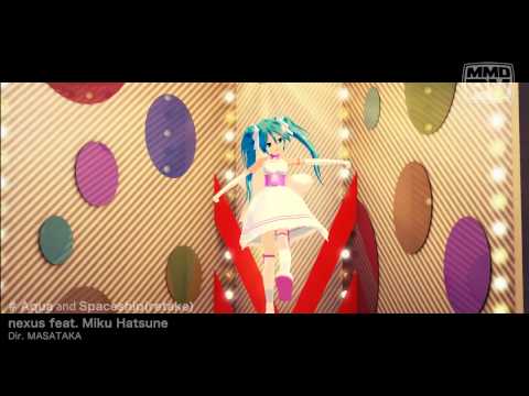 Miku Hatsune - Aqua and Spaceship(retake), dear children for MMD cup 8