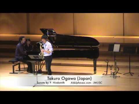 3rd JMLISC Takuro Ogawa (Japan) Sonate by P. Hindemith