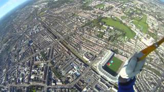 All Ireland 2013 Football parachute jump into Croke Park