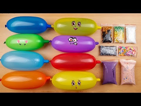 Making Slime with Funny Balloons and Slime Bags #12