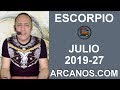Video Horscopo Semanal ESCORPIO  del 30 Junio al 6 Julio 2019 (Semana 2019-27) (Lectura del Tarot)