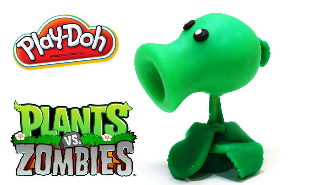 Play-Doh Plants vs Zombies Garden Warfare Peashooter from Plants vs