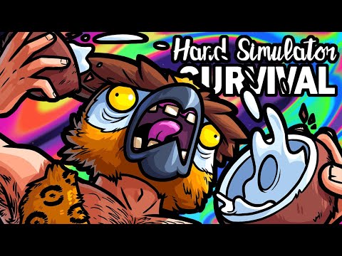 Hand Simulator Survival Funny Moments - Hardcore Island Survival!
