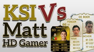 FIFA 14 | KSI Vs MattHDGamer | 2 LEGENDS & IF RONALDO ON THE LINE