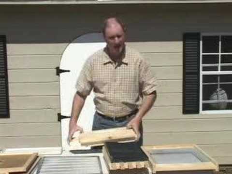 www.nebees.com - Rick Reault explains the components of a bee hive.