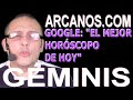 Video Horscopo Semanal GMINIS  del 31 Enero al 6 Febrero 2021 (Semana 2021-06) (Lectura del Tarot)