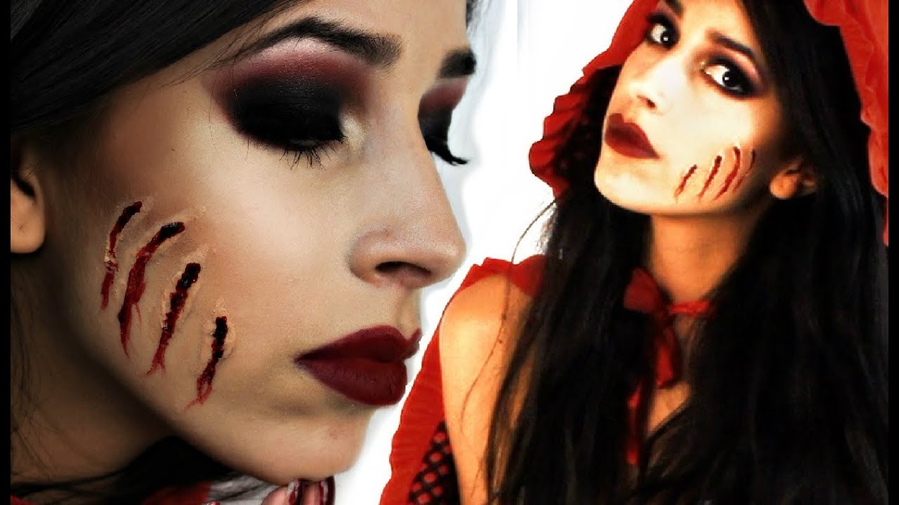 Halloween Makeup: Sexy Little Red Riding Hood YouTube - Red Halloween Makeup Halloween Makeup: Sexy Little Red Riding Hood YouTube - Red Halloween Makeup