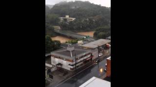 Chuva em Jaraguá do Sul 07/06/2014