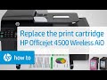 how to change ink on hp envy 4500
