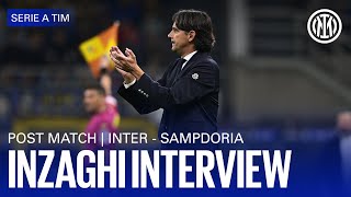 INTER 3-0 SAMPDORIA | SIMONE INZAGHI EXCLUSIVE INTERVIEW 🎙️⚫🔵?�