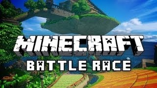 EVERYTHINGS ON FIRE Minecraft Battle Race w/ BajanCanadian and Nooch