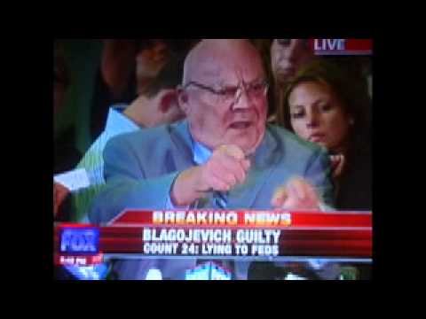 8/17/10 Rod Blagojevich Lawyer Sam Adams Jr speaks after Blago found GUILTY on 1 Count