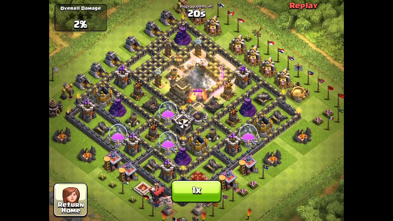 Clash of Clans Defense Town Hall Level 7
