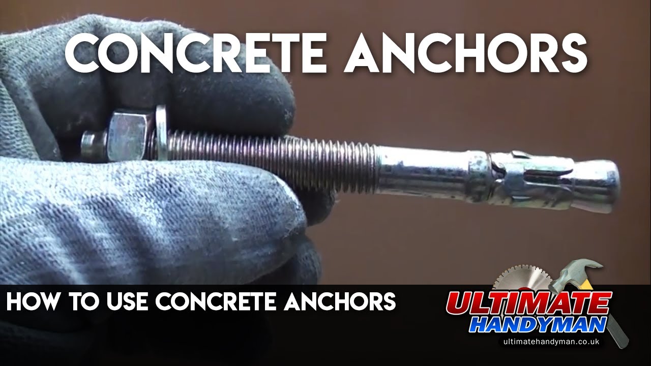 Concrete anchors - YouTube