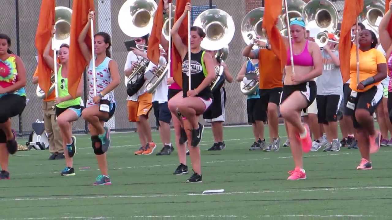 UT Color Guard Vols Spell Out YouTube