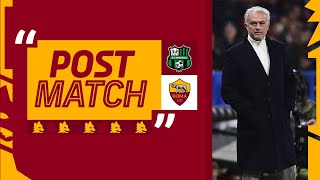 “È stata la vittoria dei giocatori” | JOSÉ MOURINHO AL TERMINE DI SASSUOLO-ROMA