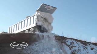 Live Bottom Trailer -- Hauling Snow (Trout River)