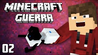 MINECRAFT GUERRA #02 - Portal Gun, Lobisomens e Diamante!