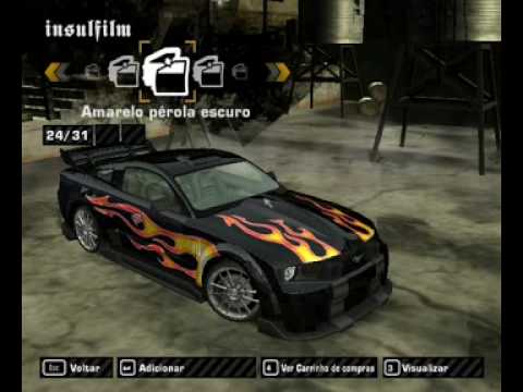 nfs most wanted mustang
