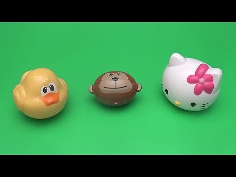 Surprise Memory Game for Toddlers | Which Is Missing | Duck Monkey Hello Kitty