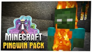 Minecraft - ZOMBIE HEROBRINE! - Pingwin Pack Let's Play! #15