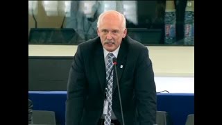 [ENG] Janusz Korwin-Mikke w PE: Młodzież Murzynami Europy 16.07.2014