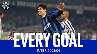 EVERY GOAL! | INTER 2003/04 | Adriano, Cruz, Martins, Recoba, Vieri and many more... ⚽⚫🔵?